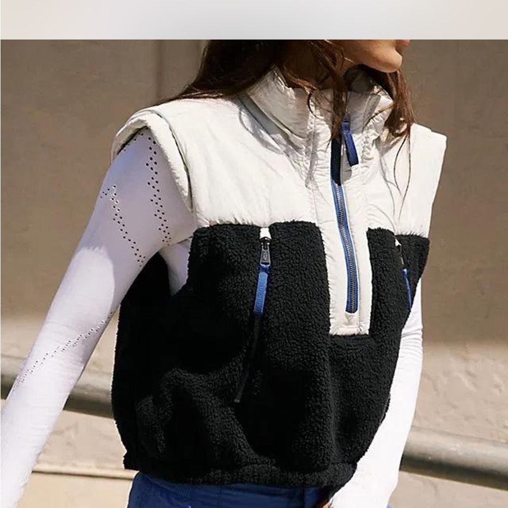 FP Movement by Free People Black and White Vest